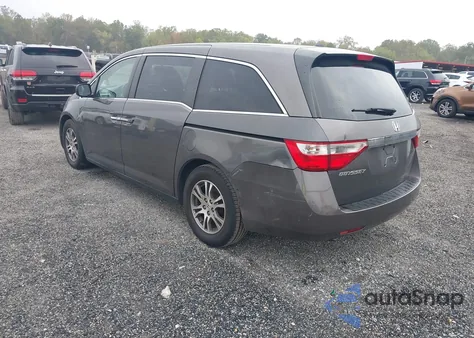 2011 Honda Odyssey Ex-L из США, поврежденный, VIN 5FNRL5H61BB058496